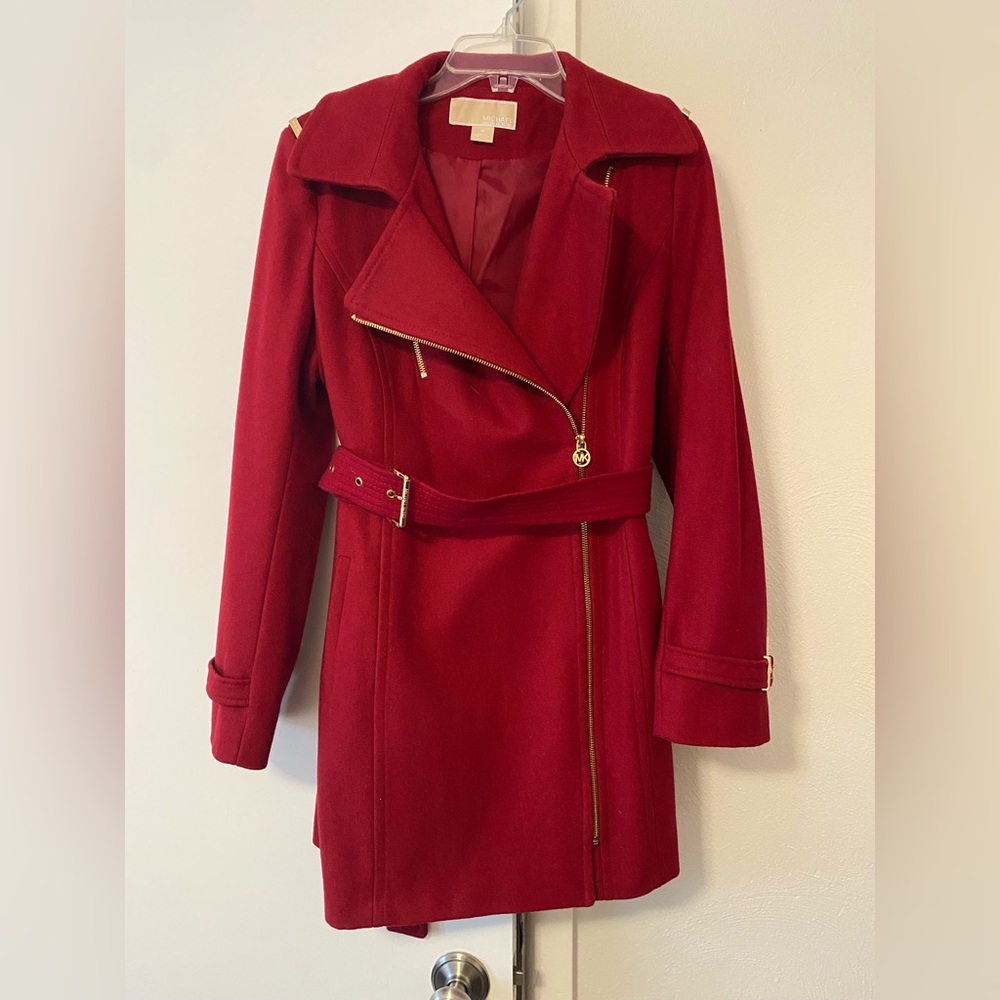 Pink Michael Kors Dress Coat